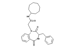 2-(3-benzyl-2,5-diketo-3,4-dihydro-1,4-benzodiazepin-1-yl)-N-cyclooctyl-acetamide
