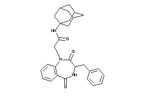 N-(1-adamantyl)-2-(3-benzyl-2,5-diketo-3,4-dihydro-1,4-benzodiazepin-1-yl)acetamide