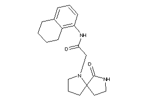 2-(6-keto-4,7-diazaspiro[4.4]nonan-4-yl)-N-tetralin-5-yl-acetamide