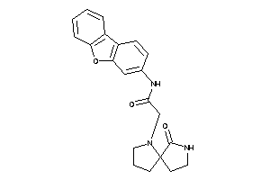 N-dibenzofuran-3-yl-2-(6-keto-4,7-diazaspiro[4.4]nonan-4-yl)acetamide