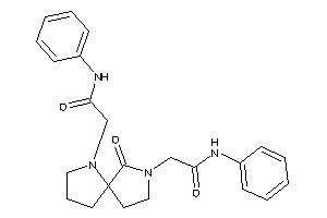 2-[6-(2-anilino-2-keto-ethyl)-4-keto-3,6-diazaspiro[4.4]nonan-3-yl]-N-phenyl-acetamide