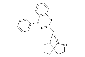 2-(6-keto-4,7-diazaspiro[4.4]nonan-4-yl)-N-[2-(phenylthio)phenyl]acetamide