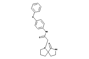 2-(6-keto-4,7-diazaspiro[4.4]nonan-4-yl)-N-(4-phenoxyphenyl)acetamide