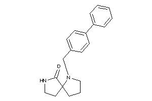 6-(4-phenylbenzyl)-3,6-diazaspiro[4.4]nonan-4-one