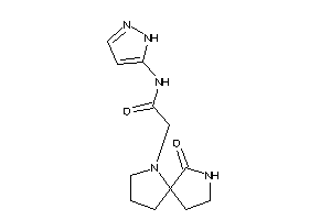 2-(6-keto-4,7-diazaspiro[4.4]nonan-4-yl)-N-(1H-pyrazol-5-yl)acetamide