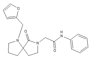 2-[6-(2-furfuryl)-4-keto-3,6-diazaspiro[4.4]nonan-3-yl]-N-phenyl-acetamide