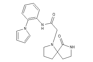 2-(6-keto-4,7-diazaspiro[4.4]nonan-4-yl)-N-(2-pyrrol-1-ylphenyl)acetamide