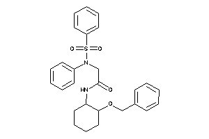 N-(2-benzoxycyclohexyl)-2-(N-besylanilino)acetamide