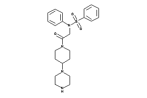 N-[2-keto-2-(4-piperazinopiperidino)ethyl]-N-phenyl-benzenesulfonamide