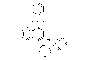 2-(N-besylanilino)-N-(1-phenylcyclohexyl)acetamide