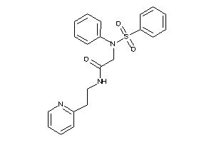 2-(N-besylanilino)-N-[2-(2-pyridyl)ethyl]acetamide