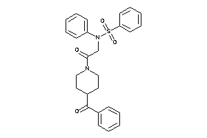 N-[2-(4-benzoylpiperidino)-2-keto-ethyl]-N-phenyl-benzenesulfonamide