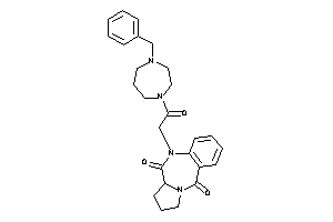 5-[2-(4-benzyl-1,4-diazepan-1-yl)-2-keto-ethyl]-6a,7,8,9-tetrahydropyrrolo[2,1-c][1,4]benzodiazepine-6,11-quinone