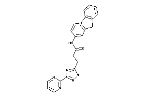 N-(9H-fluoren-2-yl)-3-[3-(2-pyrimidyl)-1,2,4-oxadiazol-5-yl]propionamide