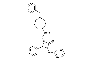 1-[2-(4-benzyl-1,4-diazepan-1-yl)-2-keto-ethyl]-3-phenoxy-4-phenyl-azetidin-2-one