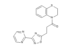 1-(2,3-dihydro-1,4-benzothiazin-4-yl)-3-[3-(2-pyrimidyl)-1,2,4-oxadiazol-5-yl]propan-1-one