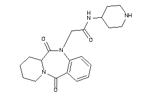 Image of 2-(6,12-diketo-7,8,9,10-tetrahydro-6aH-pyrido[2,1-c][1,4]benzodiazepin-5-yl)-N-(4-piperidyl)acetamide