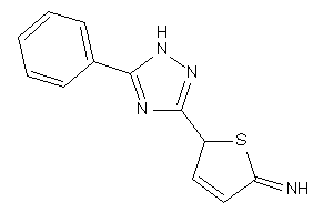 [2-(5-phenyl-1H-1,2,4-triazol-3-yl)-2H-thiophen-5-ylidene]amine