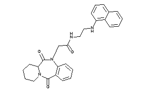 Image of 2-(6,12-diketo-7,8,9,10-tetrahydro-6aH-pyrido[2,1-c][1,4]benzodiazepin-5-yl)-N-[2-(1-naphthylamino)ethyl]acetamide