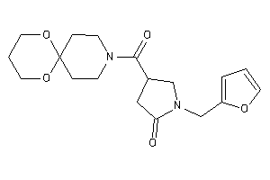 4-(7,11-dioxa-3-azaspiro[5.5]undecane-3-carbonyl)-1-(2-furfuryl)-2-pyrrolidone