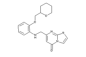 7-[[2-(tetrahydropyran-2-ylmethoxy)anilino]methyl]thiazolo[3,2-a]pyrimidin-5-one