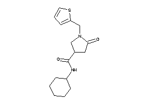 N-cyclohexyl-5-keto-1-(2-thenyl)pyrrolidine-3-carboxamide