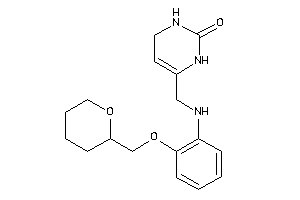 6-[[2-(tetrahydropyran-2-ylmethoxy)anilino]methyl]-3,4-dihydro-1H-pyrimidin-2-one