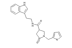 Image of N-[2-(1H-indol-3-yl)ethyl]-5-keto-1-(2-thenyl)pyrrolidine-3-carboxamide