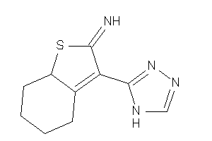 Image of [3-(4H-1,2,4-triazol-3-yl)-5,6,7,7a-tetrahydro-4H-benzothiophen-2-ylidene]amine