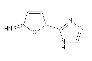 [2-(4H-1,2,4-triazol-3-yl)-2H-thiophen-5-ylidene]amine