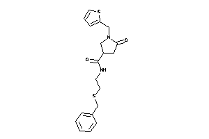 N-[2-(benzylthio)ethyl]-5-keto-1-(2-thenyl)pyrrolidine-3-carboxamide