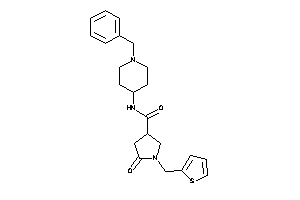 N-(1-benzyl-4-piperidyl)-5-keto-1-(2-thenyl)pyrrolidine-3-carboxamide