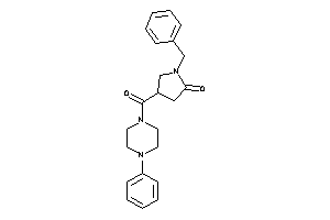 1-benzyl-4-(4-phenylpiperazine-1-carbonyl)-2-pyrrolidone