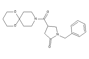 1-benzyl-4-(7,11-dioxa-3-azaspiro[5.5]undecane-3-carbonyl)-2-pyrrolidone