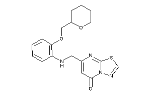 Image of 7-[[2-(tetrahydropyran-2-ylmethoxy)anilino]methyl]-[1,3,4]thiadiazolo[3,2-a]pyrimidin-5-one
