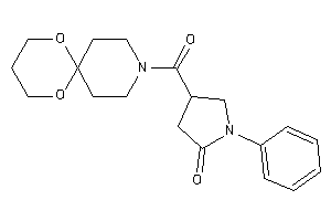 4-(7,11-dioxa-3-azaspiro[5.5]undecane-3-carbonyl)-1-phenyl-2-pyrrolidone