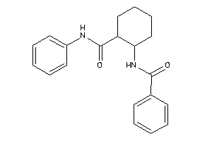 N-[2-(phenylcarbamoyl)cyclohexyl]benzamide