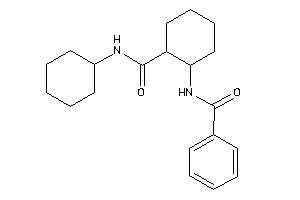 N-[2-(cyclohexylcarbamoyl)cyclohexyl]benzamide