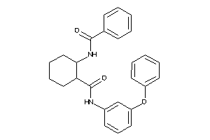 Image of N-[2-[(3-phenoxyphenyl)carbamoyl]cyclohexyl]benzamide