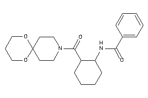 N-[2-(7,11-dioxa-3-azaspiro[5.5]undecane-3-carbonyl)cyclohexyl]benzamide