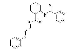 N-[2-(2-phenoxyethylcarbamoyl)cyclohexyl]benzamide