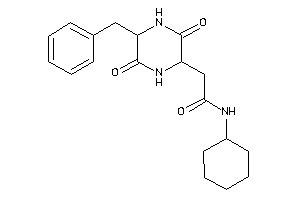 Image of 2-(5-benzyl-3,6-diketo-piperazin-2-yl)-N-cyclohexyl-acetamide