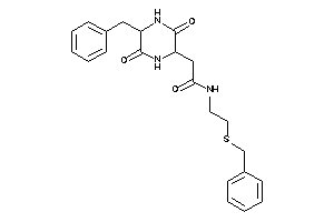 Image of 2-(5-benzyl-3,6-diketo-piperazin-2-yl)-N-[2-(benzylthio)ethyl]acetamide