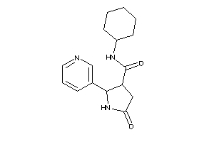 N-cyclohexyl-5-keto-2-(3-pyridyl)pyrrolidine-3-carboxamide