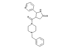 4-(4-benzylpiperazine-1-carbonyl)-5-(3-pyridyl)-2-pyrrolidone