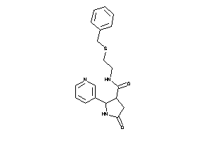 N-[2-(benzylthio)ethyl]-5-keto-2-(3-pyridyl)pyrrolidine-3-carboxamide