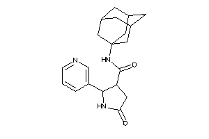 N-(1-adamantyl)-5-keto-2-(3-pyridyl)pyrrolidine-3-carboxamide