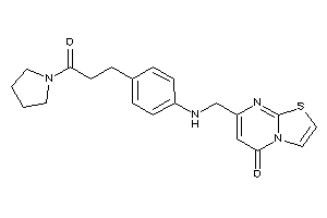 7-[[4-(3-keto-3-pyrrolidino-propyl)anilino]methyl]thiazolo[3,2-a]pyrimidin-5-one