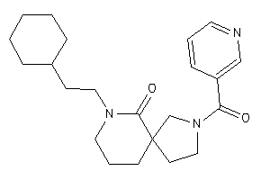 7-(2-cyclohexylethyl)-3-nicotinoyl-3,7-diazaspiro[4.5]decan-6-one
