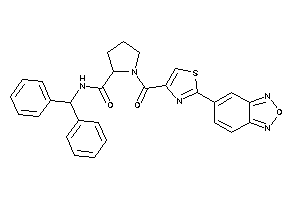 N-benzhydryl-1-(2-benzofurazan-5-ylthiazole-4-carbonyl)pyrrolidine-2-carboxamide